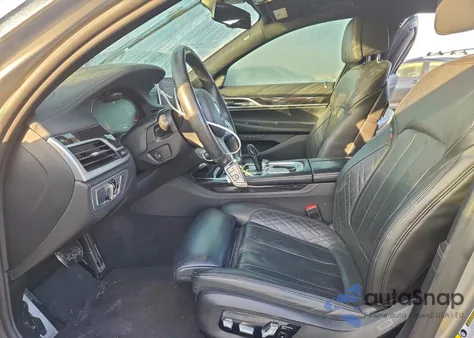 2020 BMW 740 I z USA, uszkodzony, nr VIN WBA7T2C04LGL17222